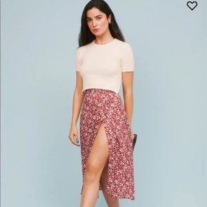 NWT Reformation wrap midi skirt size 6